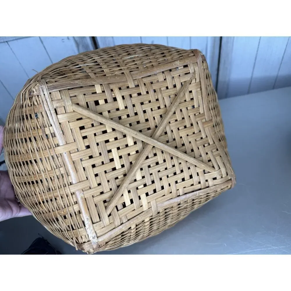 Handmade vintage wicker